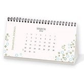 Personalized Desk Calendars - Floral Expressions - 9414