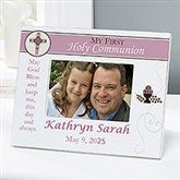 Personalized Communion Picture Frame for Girls - 9646