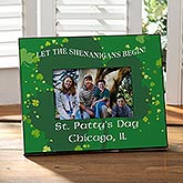 Personalized St Patrick's Day Picture Frames - Shenanigans - 9675
