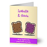 Personalized Greeting Cards - We Go Together - 9686