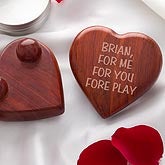 Personalized Heart Shaped Massager - Any Message - 9699