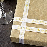 Custom Printed Anniversary Party Favor Ribbon - 9767D