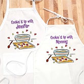 Personalized Cooking Apron Set for Mommy And Me - 9830