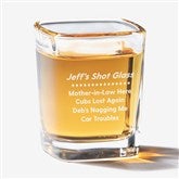 Personalized Shot Glass - Name Your Troubles - 9859