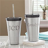 Personalized Stainless Steel Tumbler - On The Go - 9873