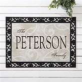 Personalized Doormats - Family Name Welcome Mat - 9927