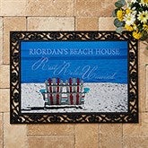 Custom Personalized Beach Door Mat - 9930