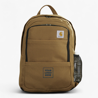 branded backpack