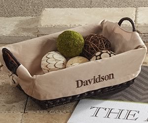 Personalized Storage Baskets