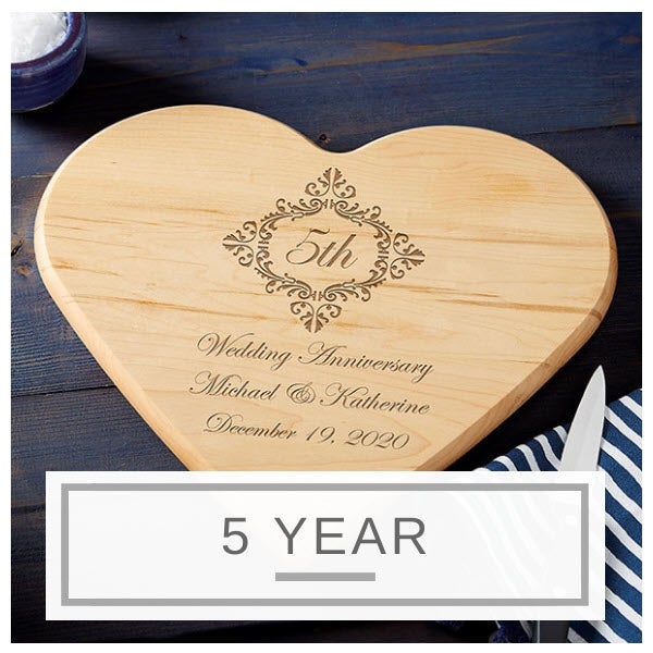 5 Year - Wood Anniversary Gifts