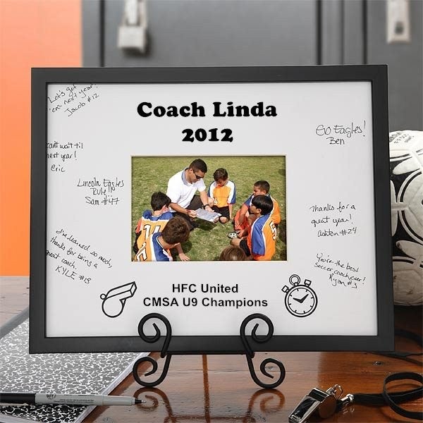 COACH コーチ☆Signature Emboss Picture Frame Sports Coach Personalized Signature Picture Frame - Customer Reviews