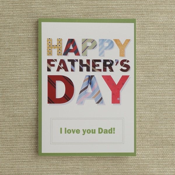 Father's Day Card, With Love To Dad - 10 X 7 Inches - Piccadilly Greetings - View #12