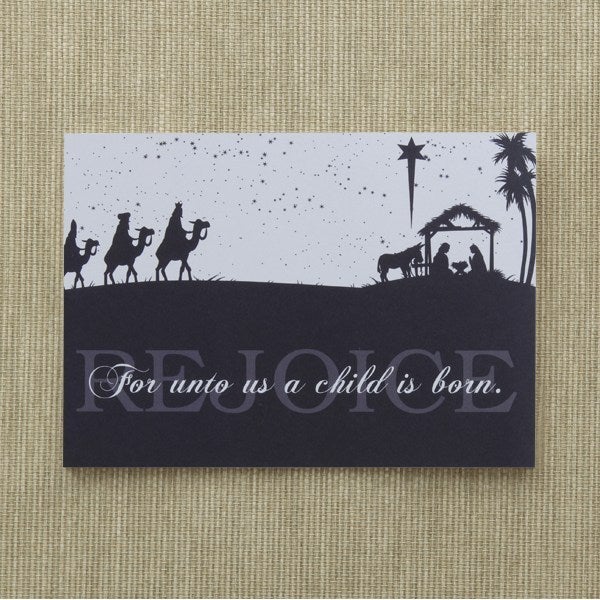 LANG Weihnachtskarten-Set – 18 Karten + 19 Umschläge, Leinenprägung, Mit „Have A Blessed Christmas“