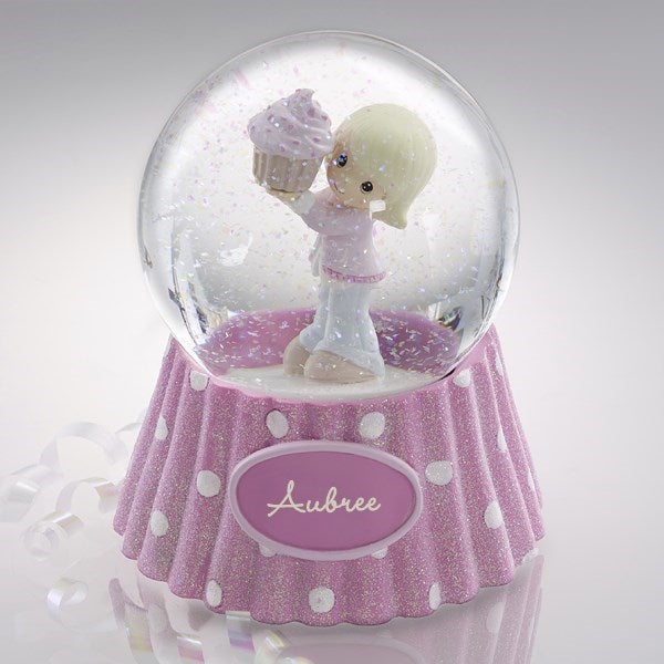 1st birthday store snow globe