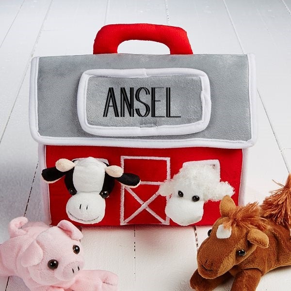 Plush barn 2024 with animals