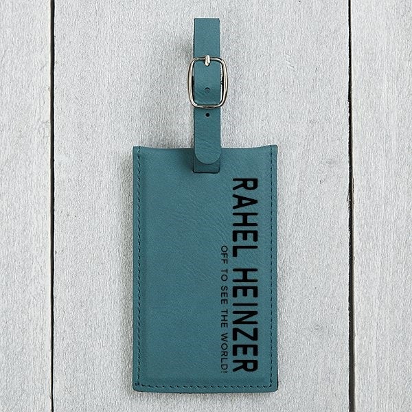 Bold Style Personalized Leather Luggage Tags