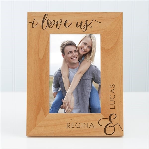 I Love Us 4x6 Personalized Picture Frame