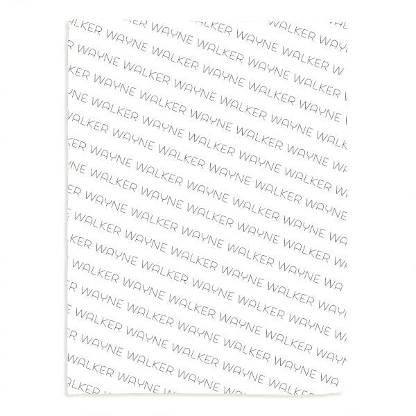 Personalized Baby Blanket With Name & Number - Super Soft Fleece, 31x47 Inches, Seamless Baseball Design - View #2