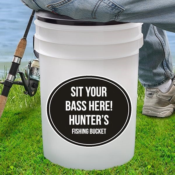 His Favorite Personalized Fishing Bucket Cooler