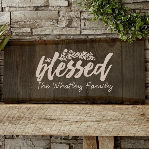 And They Lived Happily Ever After - Personalized Custom Wood Plaque - Gift For Newlyweds