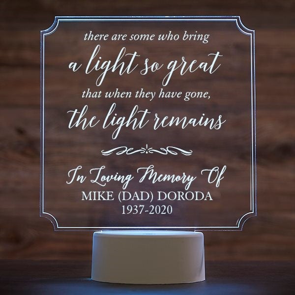 PERSONZ 　WONDERFUL MEMORIES LIGHT PERSONZ WONDERFUL MEMORIES LIGHT Personalized in Loving Memory