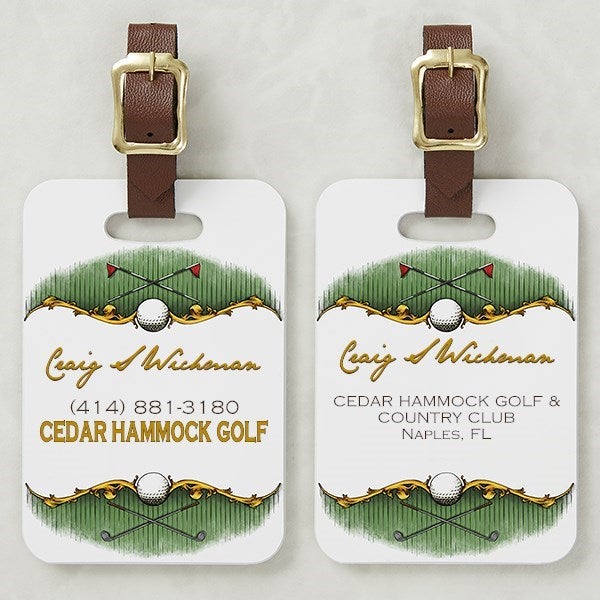 Golf Course Personalized Bag Tag