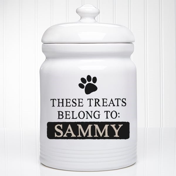 Happy Dog Personalized Dog Treat Jar