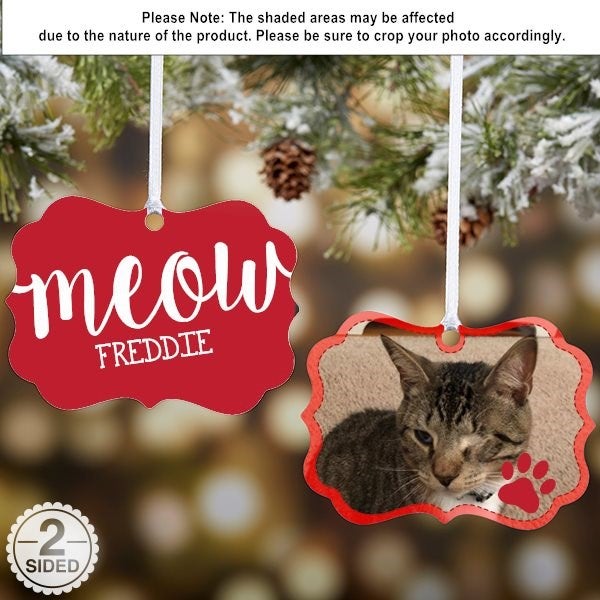 thumbnail image 2 of Zinc Alloy Ornaments Custom Cat Couple Metal Ornament Wanderprints 2 of 10