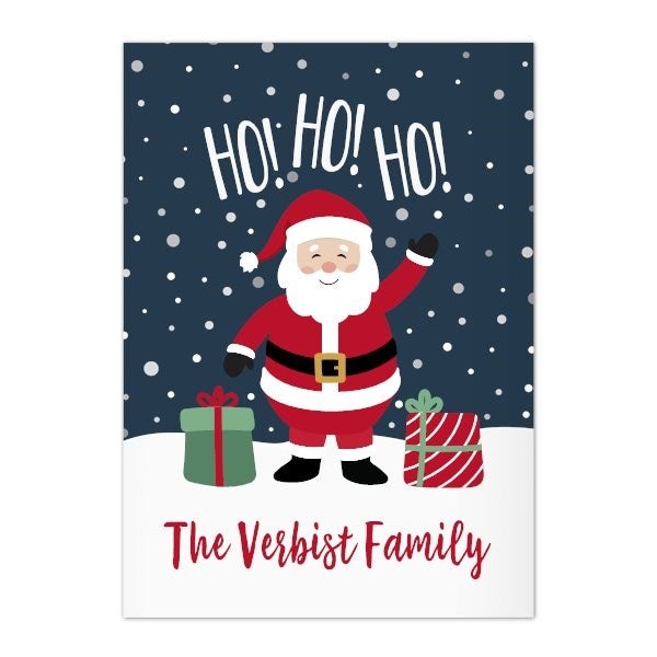 Santa Personalized Greeting Card - Signature