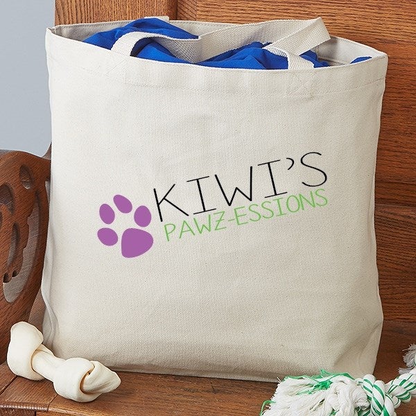 Personalized Dog Tote Bags My Pawz-essions