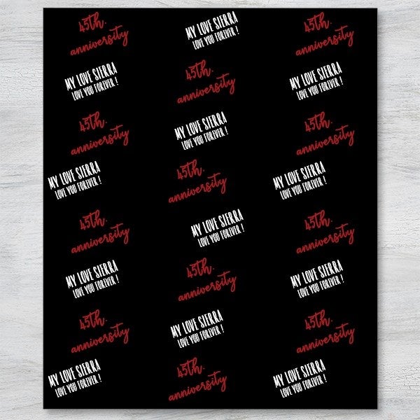 WRAPAHOLIC Music Notes Wrapping DHF10 Paper Roll - Mini Roll - 17 Inch X 16 5 Feet Musical Notes Design Perfect Music Lovers Birthday Holiday