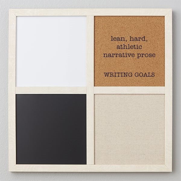 Office Expressions Personalized Multi-Purpose Memo Board- 16x16