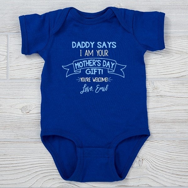 Personalized Im Your Fathers Day Gift Mom Says Youre Welcome In...