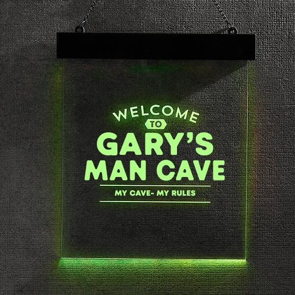 Man Cave Custom LED Sign