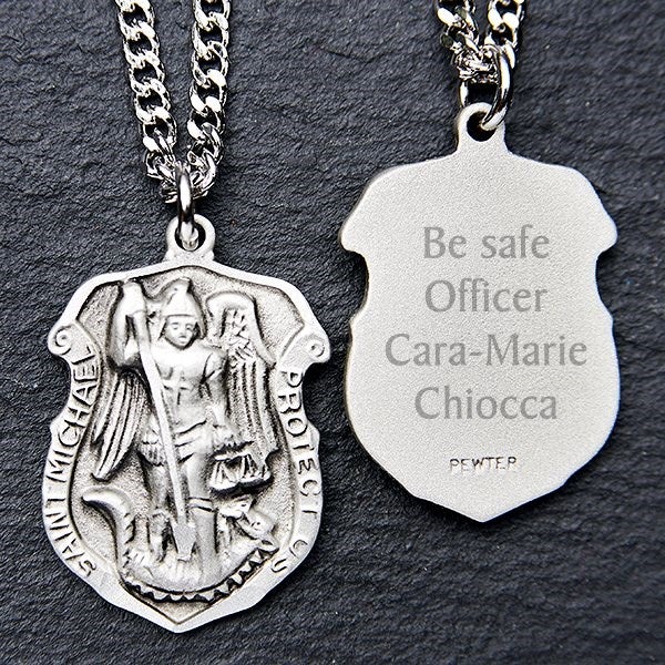 St. Michael Law Enforcement Personalized Pendant