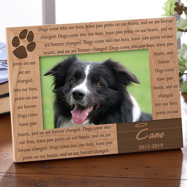 Personalized Pet Memorial Picture Frame 4x6