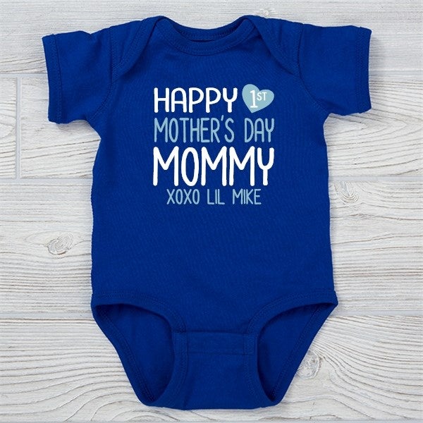 Happy First Mother's Day Personalized Baby Clothes