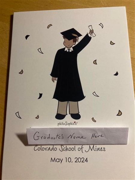 Graduation Guy philoSophie's Personalized Graduation Cards