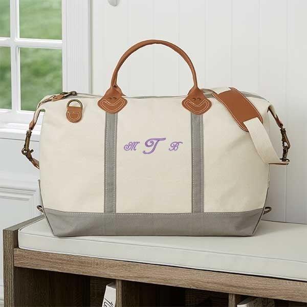 Custom weekender bag store