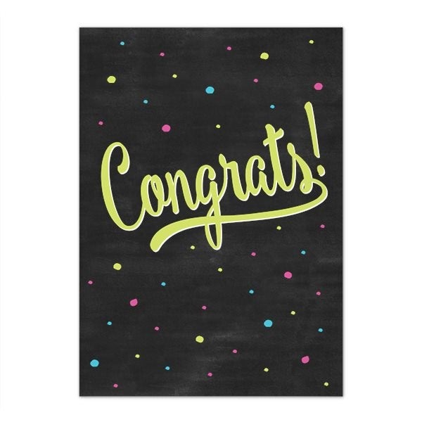what to say in a grad card congrats on the really cool hat / graduation card / what to say in a graduation  card – Quirky Card Company main image 1