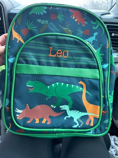 Personalized Dinosaur Embroidered Backpack by Stephen Joseph