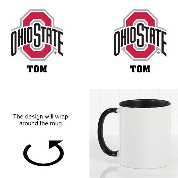 NCAA Ohio State Buckeyes Sculpted Relief Mug - 14 Oz Ceramic
