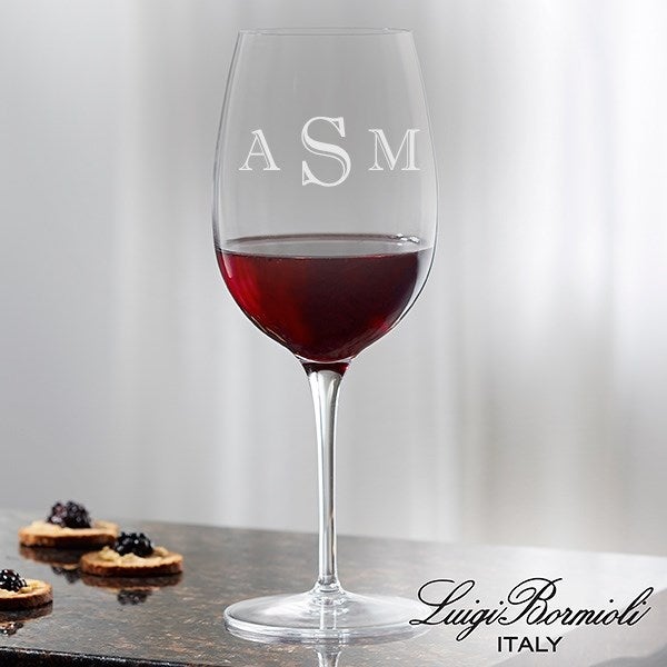 Personalized Wine Glasses - Luigi Bormioli Classic