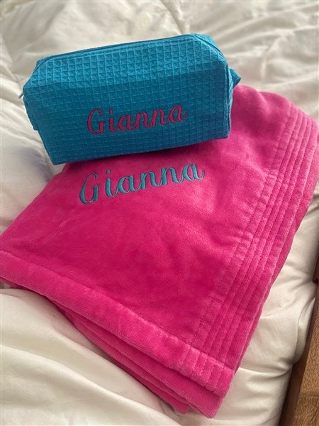 Spa Comfort Ladies Embroidered Towel Wrap - Name