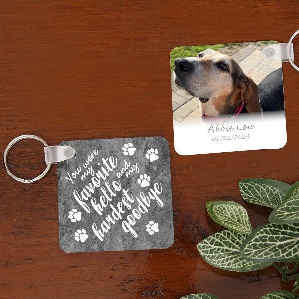 Personalized Pet Fur Keepsake Keychain, Dog Hair Memorial Holder, Leather Pouch For Pet Loss Gift, Custom Memory Keyring For Dog Lovers