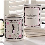 Birthday Girl Personalized Coffee Mug 11oz.- Black - 7360