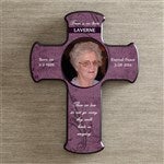 Forever in Our Hearts Personalized Photo Cross- 8x12 - 14168