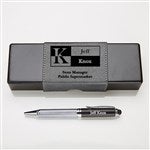 Sophisticated Style Personalized IT Pen Case and Stylus Pen Set - 17248