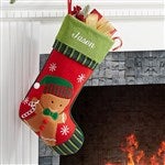 Personalized Christmas Stockings - Gingerbread Girl