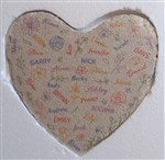 46894 - Blooming Heart Personalized Garden Stone